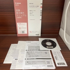【最終値下げ中】Canon G6030 ビジネスインクジェットプリンター　説明書、インク付き     の画像