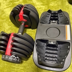 中古美品 可変式ダンベル 24kg 2個セット Mad Bull 可変式ダンベル 24kg アジャスタブルダンベル 2個