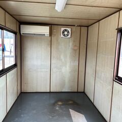 3坪ハウス　コンテナ　コンテナハウス　スーパーハウス　ユニットハウス　トレーラーハウス　事務所　倉庫　物置　備品　資材置き場の画像