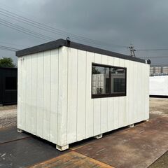 3坪ハウス　コンテナ　コンテナハウス　スーパーハウス　ユニットハウス　トレーラーハウス　事務所　倉庫　物置　備品　資材置き場の画像