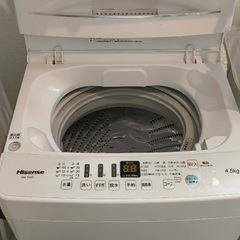 洗濯機　Hisense HW-T45D