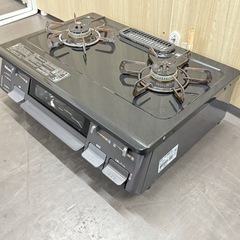 A1360🌟激安‼️パロマ都市ガス用ガスコンロ　2口　IC-N86P-R 2017年製　掃除済み⭕️の画像