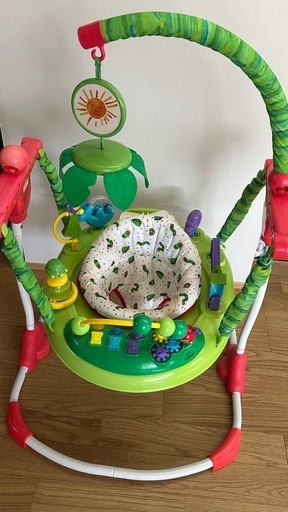 はらぺこあおむし　ジャンパルー　※部品新品交換済み はらぺこあおむし ジャンパルー (おもち) 木更津のベビー用品