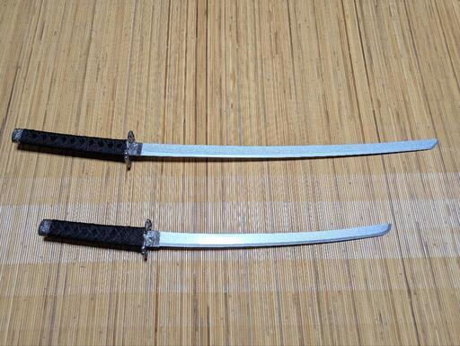 2本セット】模造刀 コスプレ 日本刀 打刀 脇差 (みつむし) 備前