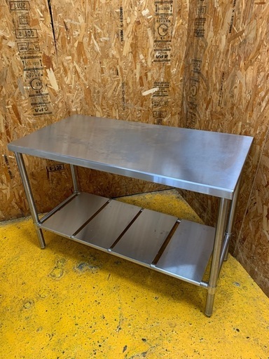 a(7363) ステンレス作業台 W1200D600H800 ステンレス台 作業台 厨房 業務用 店舗用 飲食店 直接引き取りも歓迎 