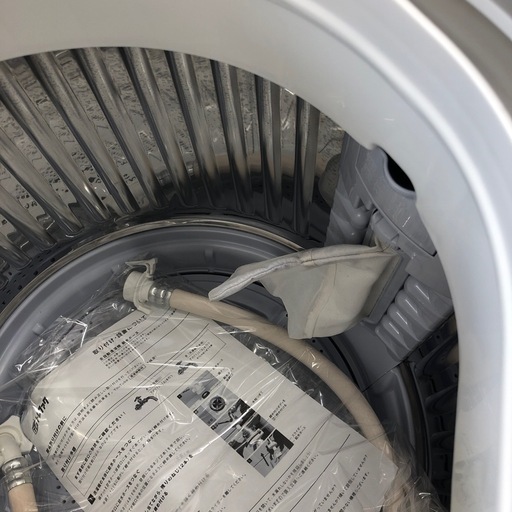 安心の1年保証付　SHARP 全自動洗濯機　6.0kg 2023年製　取りに来れる方限定！