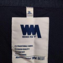 WM BEST つなぎ 3L ネイビー　WORKMANワークマンの画像