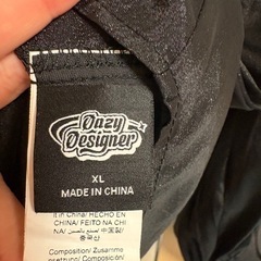 透け感ブラックシャツ　XL sizeの画像