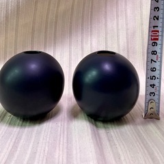 一輪挿し黒球体２点㊿の画像