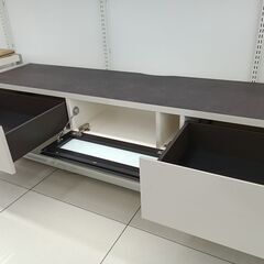 ★リユースのサカイ日立店★HJ7050 パモウナ テレビ台 シルバー H140×D46.5×W200 クリーニング済み の画像