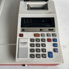 昭和レトロ　カシオの小型レジスター「CASIO 110ER」の画像