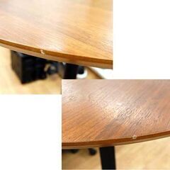 あずま工芸株式会社 エスタ カウンターテーブル70 幅70×奥行70×高さ100cm TCT-1230 ダークブラウン カフェテーブル 札幌市 清田区 平岡の画像