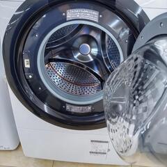 リユースのサカイ太田店★ジモティ割あり★ SHARP ドラム式洗濯機 洗7ｋｇ乾3.5ｋｇ 21年製 ／クリーニング済み OJ10002の画像