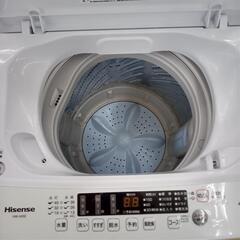 リユースのサカイ太田店★ジモティ割あり★ Hisense 洗濯機 4.5ｋｇ 24年製 ／クリーニング済み OJ10003の画像