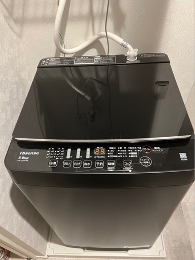 【美品】Hisense 2025年式 洗濯機