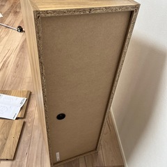 ニトリ　N-Click カラーボックス　収納　木目調の画像