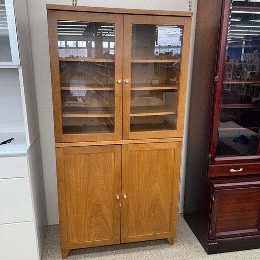 食器棚 茶 TJ3435