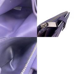 ボッテガヴェネタ BOTTEGAVENETA 二つ折り財布 マキシイントレチャート ジップ 600270 パープルの画像