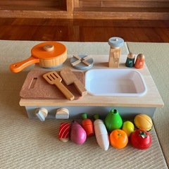 キッチン台おままごとセットの画像