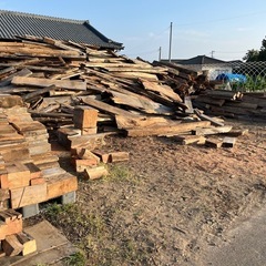 【軽トラ一台分で500円】薪ストーブ等に欅、杉の材木【新潟市西蒲区】