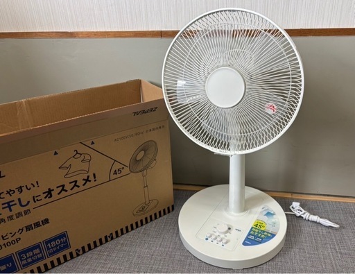 ZEPEAL メカリビング扇風機 DL-J100P 2024年製 ゼピール 部屋