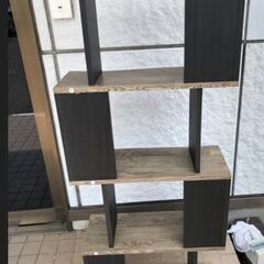 JM20045K)★大特価★オープンラック＜幅：約60cm 高さ：約142cm 奥行：約23cm＞中古品【取りに来られる方限定】 　 の画像