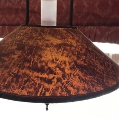 古いペンダントライトの画像