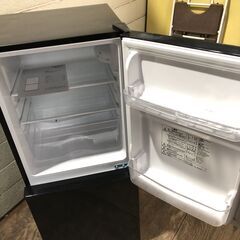 NITORI ニトリ 2ドア冷蔵庫 Nグラシア NTR-106BK 2023年製 ブラック 黒 106L 25g菊DOの画像