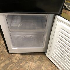 NITORI ニトリ 2ドア冷蔵庫 Nグラシア NTR-106BK 2023年製 ブラック 黒 106L 25g菊DOの画像