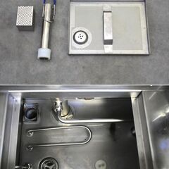 ≪zyt2318ジ≫ タニコー 業務用食器洗浄機 TDWG-4DW3L 小型ドアタイプ パススルー 都市ガス 三相200V 50Hz 2017年 現状品 中古厨房機器/宮城県仙台市 70626-04の画像