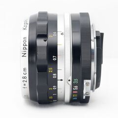 【全国送料無料】Nikon NIKKOR-H 28mm F3.5 カメラ屋さんで動作確認済 レトロレンズ オールドカメラ オールドレンズ ニコンの画像