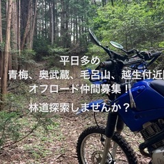 平日多め【飯能、青梅、奥武蔵（毛呂山、越生付近）限定】オフロード...