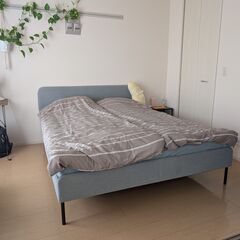 IKEA Slattum ダブルベッドフレームの画像