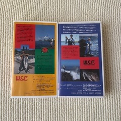 VHS釣りビデオ2本セットの画像