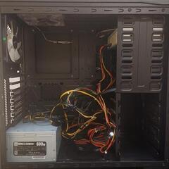 600W電源ユニット付きPCケースの画像