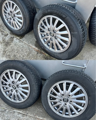 通販 195/65R15エスクァイア純正ホイールオールシーズンタイヤ4本 タイヤ・ホイール