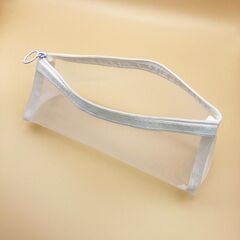 【無料】ブルー メッシュペンケース ポーチ 30個ほどの画像