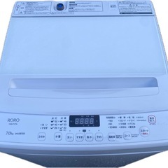 ●洗濯機 ヤマダ電機 RORO / YWM-TV70L / 7kg 2024年製の画像