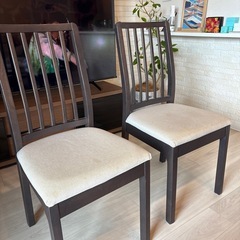 ダイニング5点セット IKEA ナチュラル×ホワイト
