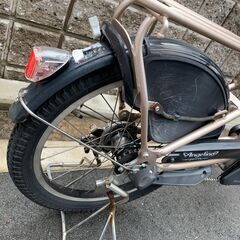 ブリヂストン BRIDGESTONE 電動アシスト自転車 アンジェリーノプティットe 3人乗り対応 20型 内装3段変速 A20L83 新品バッテリー 8.9Ahの画像