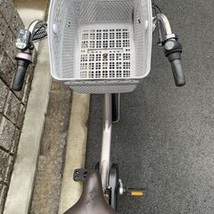 ブリヂストン BRIDGESTONE 電動アシスト自転車 アンジェリーノプティットe 3人乗り対応 20型 内装3段変速 A20L83 新品バッテリー 8.9Ahの画像