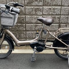 ブリヂストン BRIDGESTONE 電動アシスト自転車 アンジェリーノプティットe 3人乗り対応 20型 内装3段変速 A20L83 新品バッテリー 8.9Ahの画像