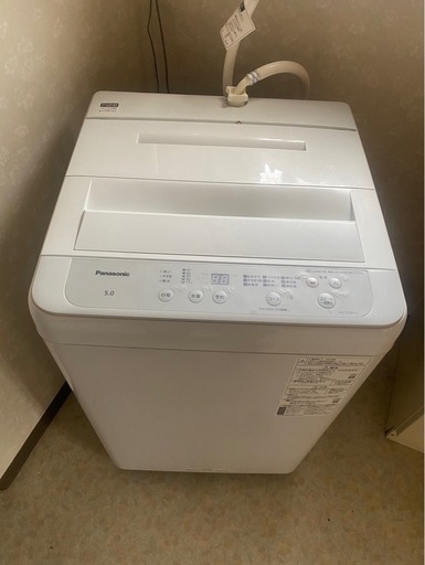 2022年Panasonic洗濯機5㌔ (hide) 古市の生活家電《洗濯機》の