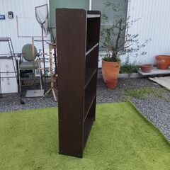 レトロ シェルフ 木製棚 corona シンプル ４段　/UJ-1294 2Fの画像