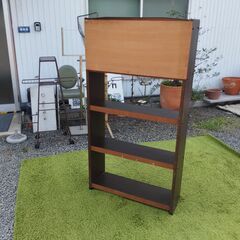 レトロ シェルフ 木製棚 corona シンプル ４段　/UJ-1294 2Fの画像