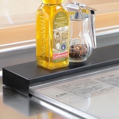 Lafun スチール　フラットタイプ排気口カバー60cm用　ブラックの画像
