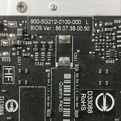 グラボ　NVIDIA QUADRO P400の画像