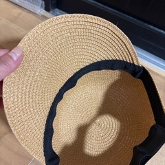 麦わらキャップ　帽子の画像