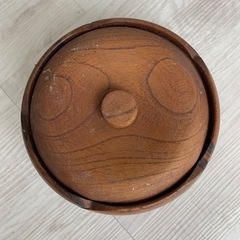 【昭和レトロ】木製菓子受けの画像