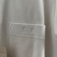 【新品・未使用】ガーリーな長袖ポロシャツ（女児用）の画像